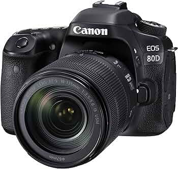 Amazon.com : Canon Digital SLR Camera Body [EOS 80D] and EF-S 18