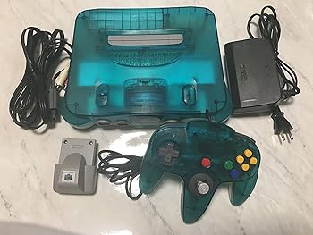 Amazon.com: Nintendo 64 Hardware Console (Clear Blue) - (N64