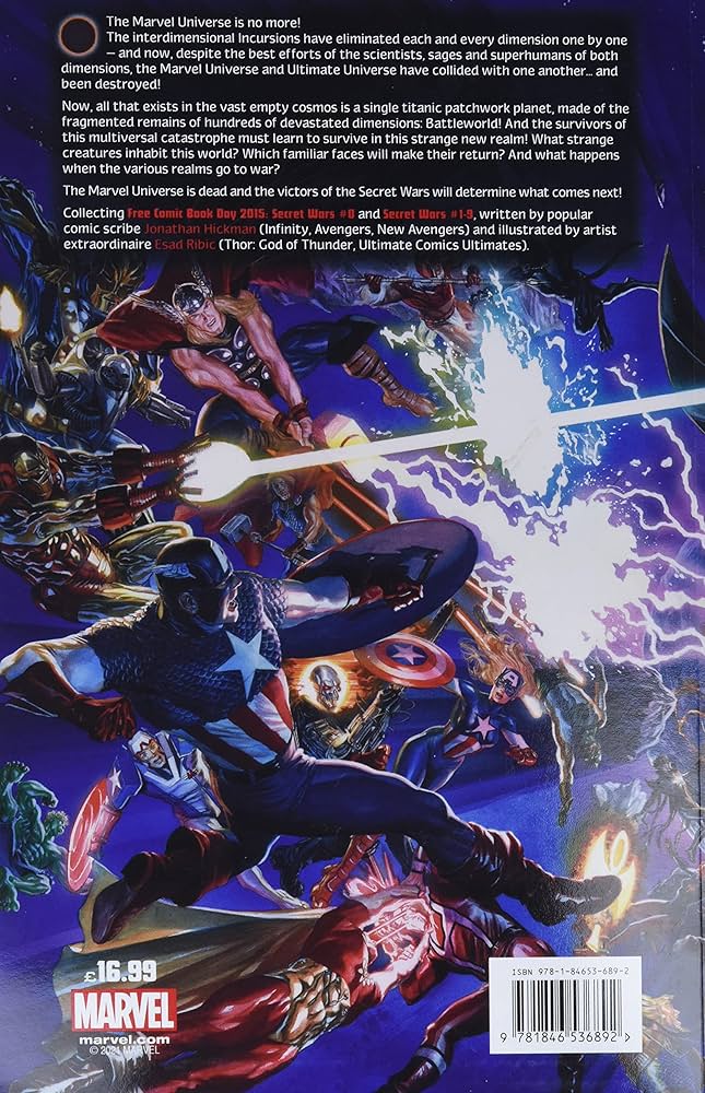 Amazon | Secret Wars | Hickman, Jonathan, Ribic, Esad | Shonen (Boys)