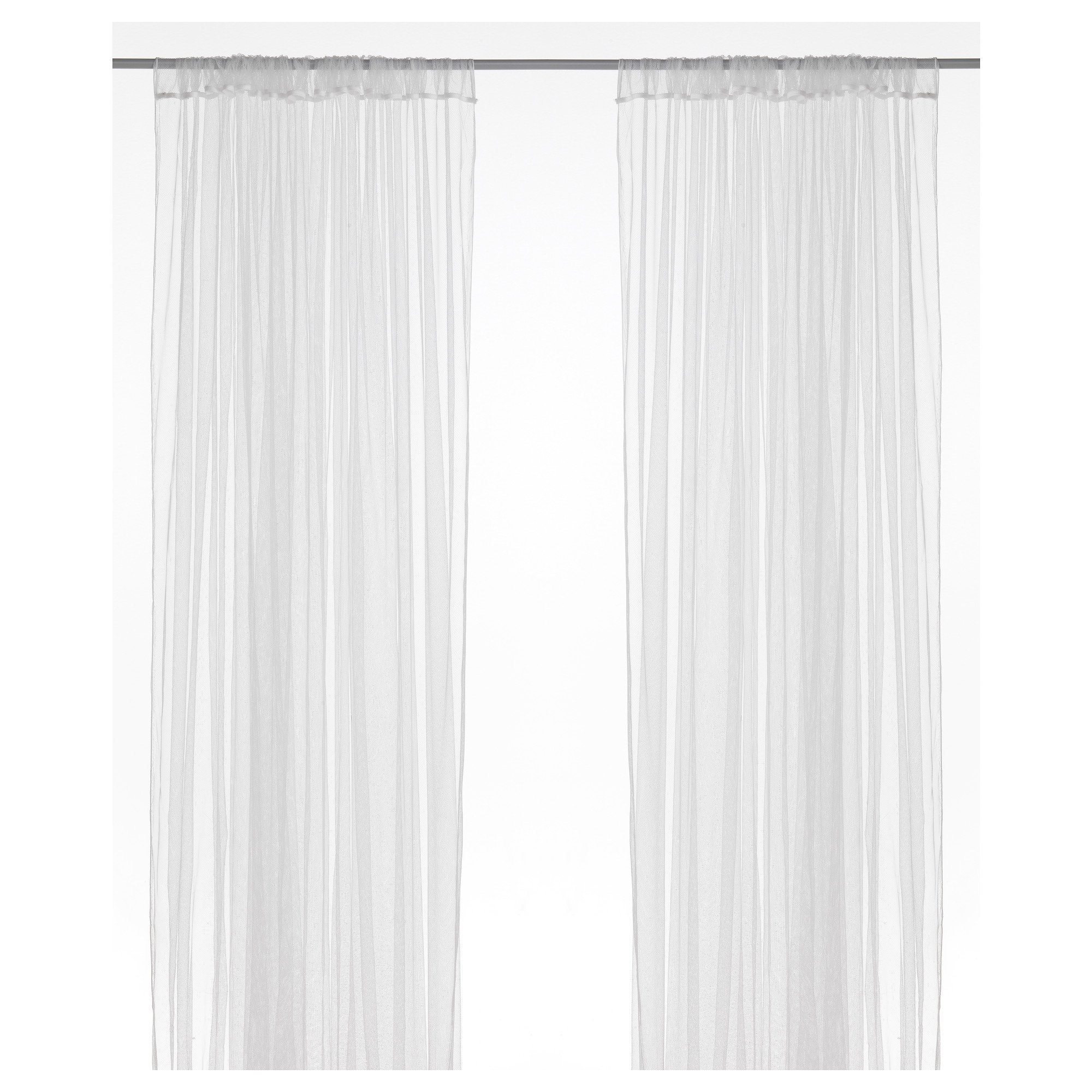 Amazon｜☆LILL / カーテン2枚組 / ホワイト[イケア]IKEA(70171927