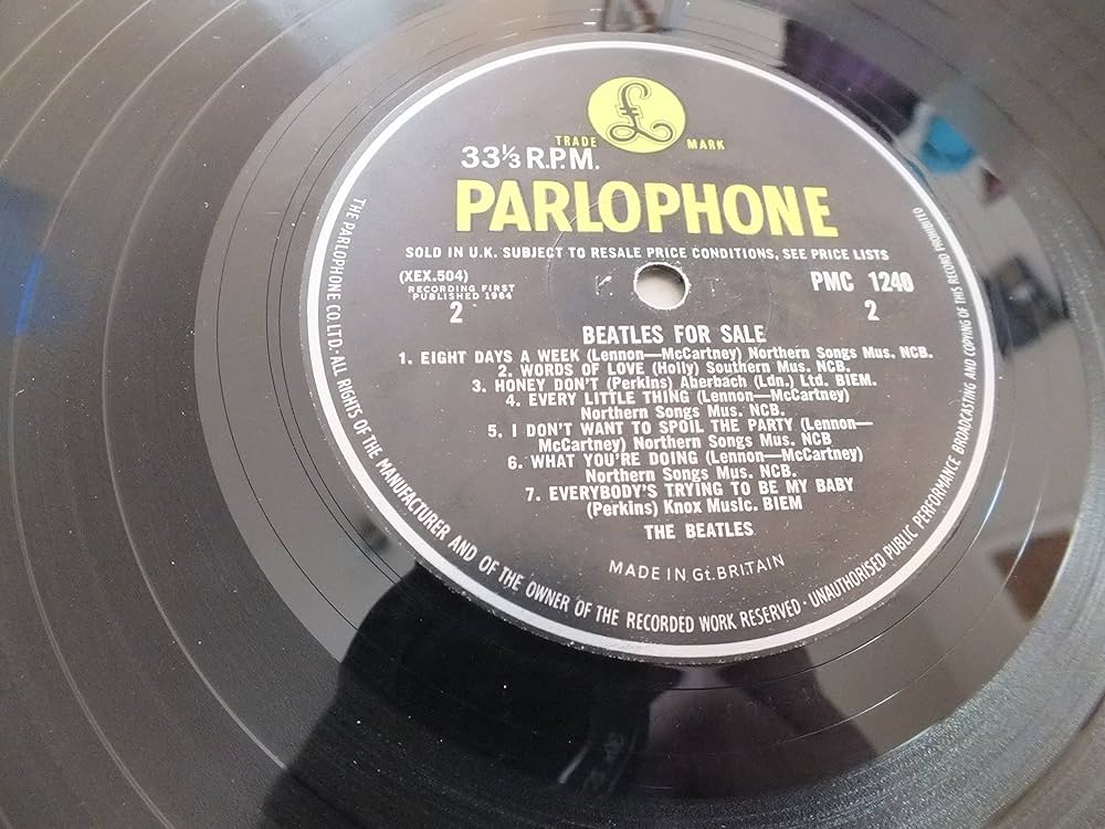 Amazon.com: Beatles For Sale. 1964 original Parlophone Mono