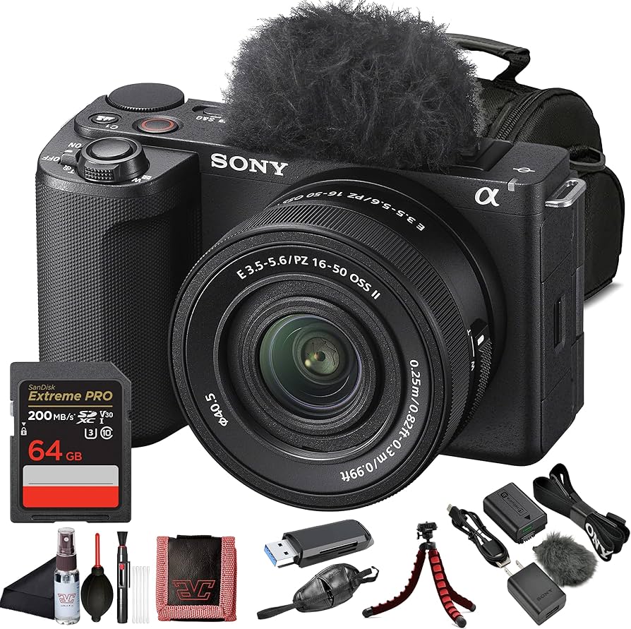 Amazon.com : Sony ZV-E10 II Mirrorless Vlogging Camera Kit with 16