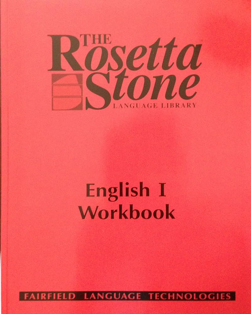 Rosetta Stone English (US) Student Workbook Level 1: Rosetta Stone