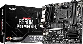 Amazon.com: MSI B550M PRO-VDH WiFi ProSeries Gaming Motherboard
