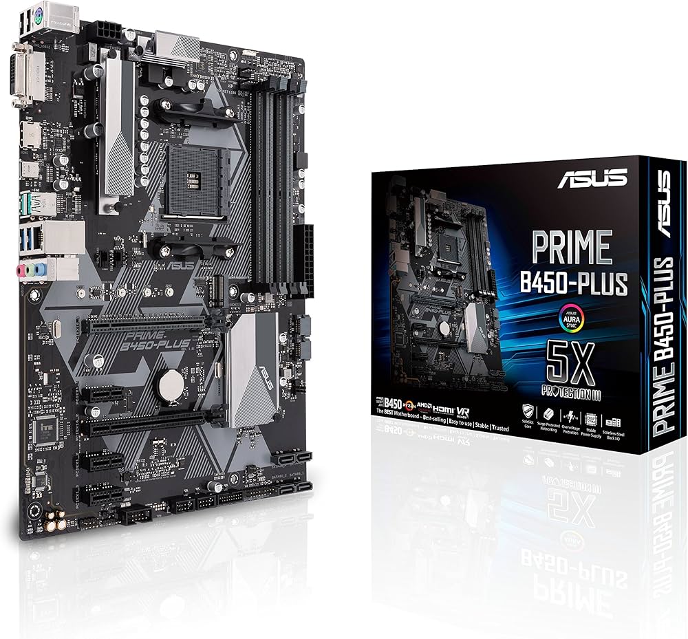 Amazon | ASUS AMD B450 搭載 AM4対応 マザーボード PRIME B450-PLUS
