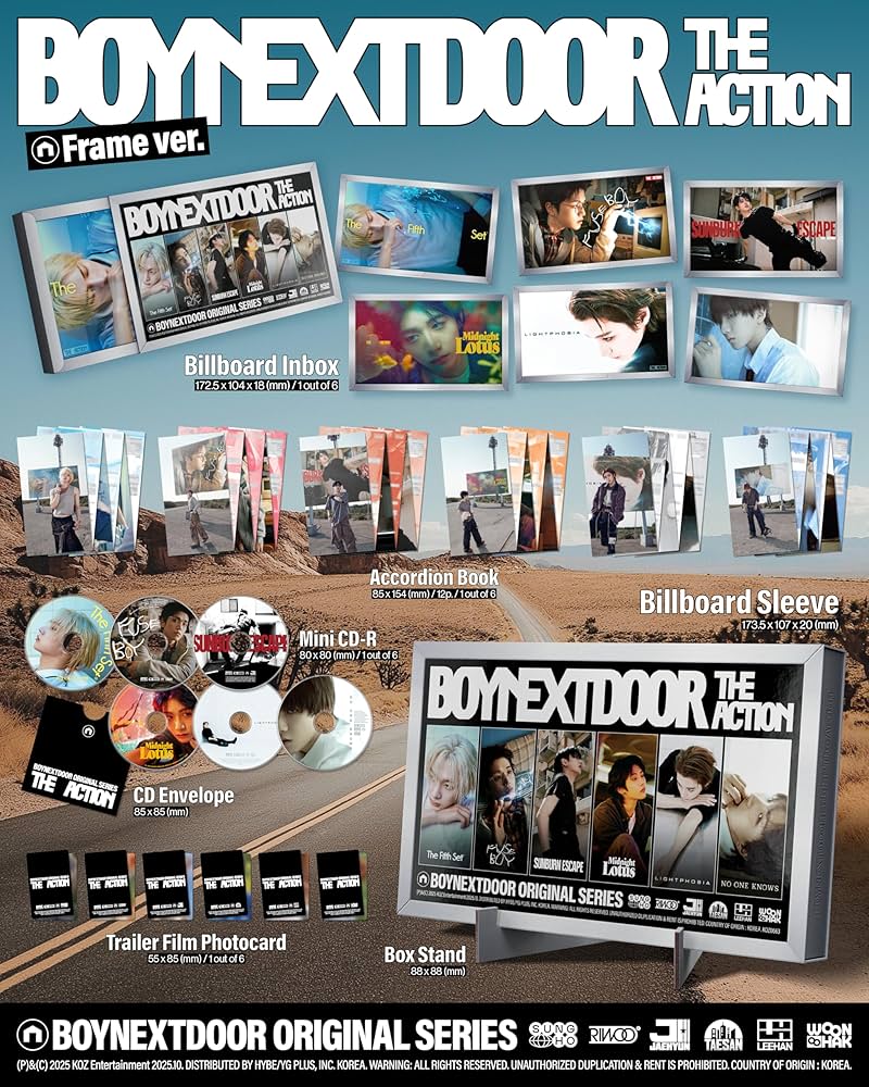 BOYNEXTDOOR 5th EP [The Action] (Frame ver.): BOYNEXTDOOR: Amazon