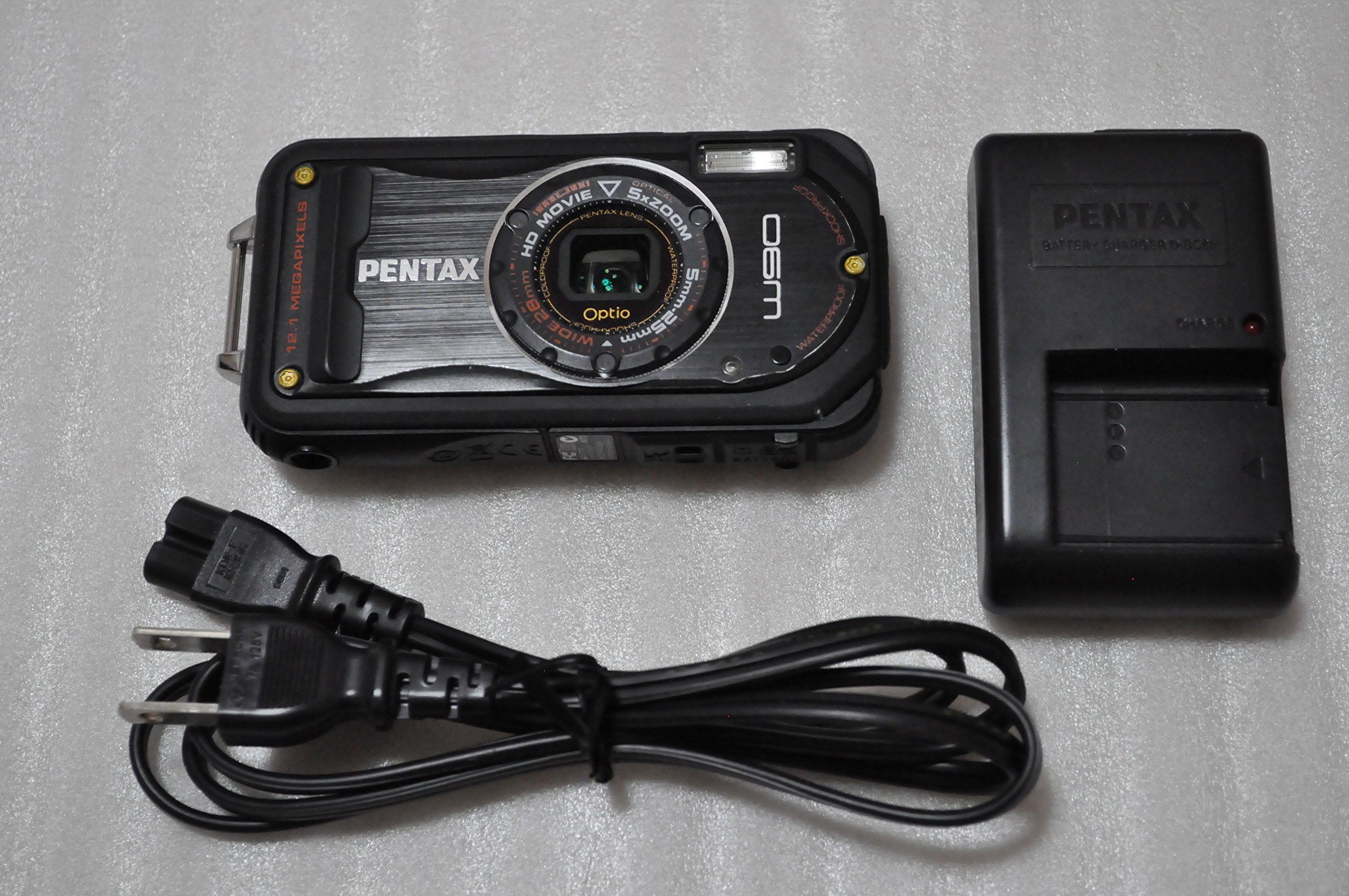 Amazon | PENTAX 防水デジタルカメラ Optio W90 ブラック OPTIOW90B