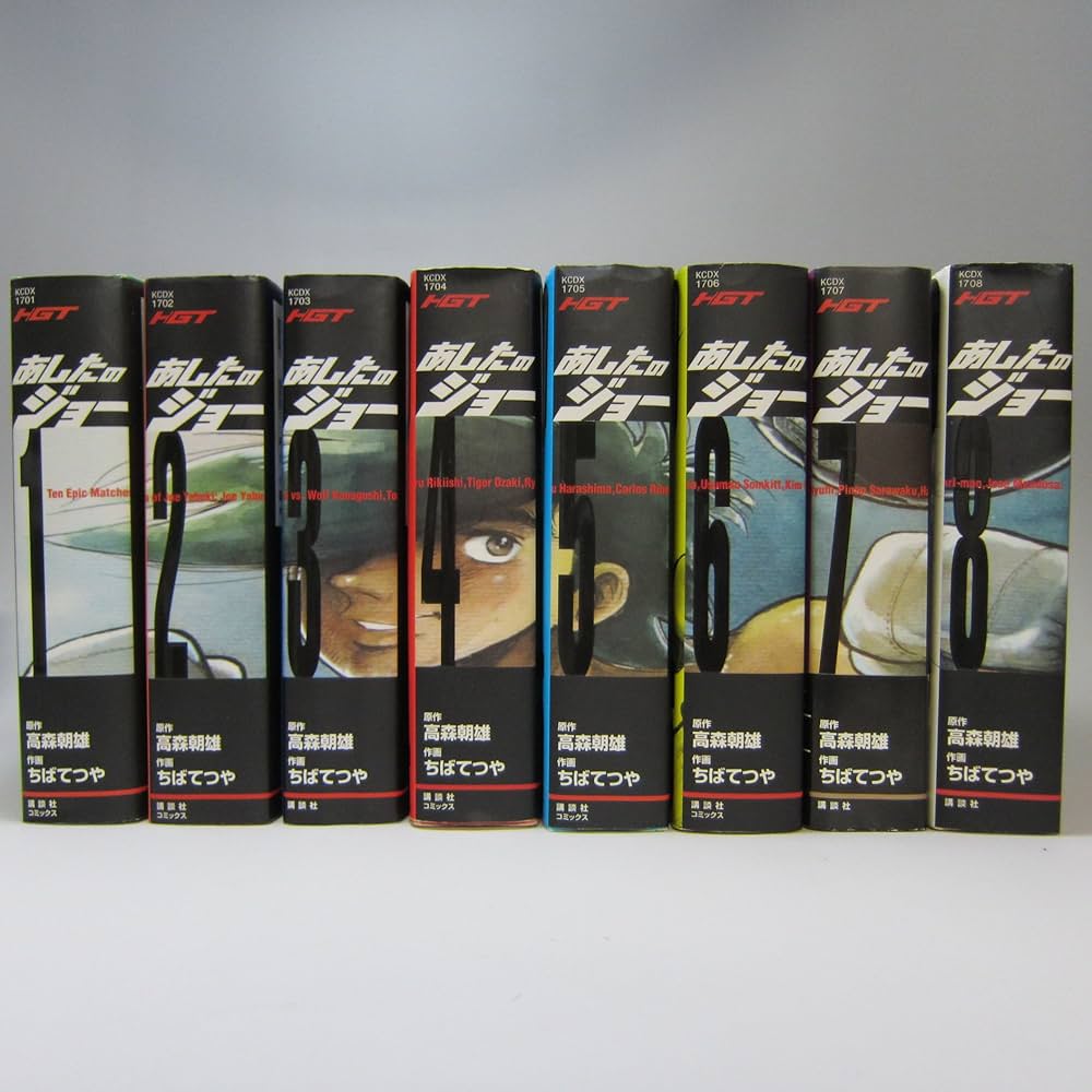 HGT版 あしたのジョ- コミック 全8巻完結セット (HGT版 あしたのジョー