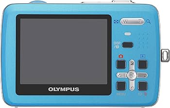Amazon | OLYMPUS 防水デジタルカメラ μ-550WP ブルー | コンパクト 通販