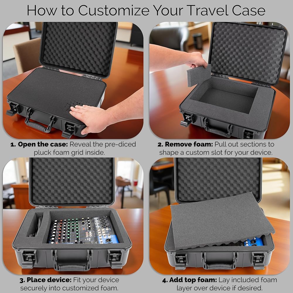 Amazon.com: CASEMATIX DJ Mixer Case Compatible with Yamaha MG10XU