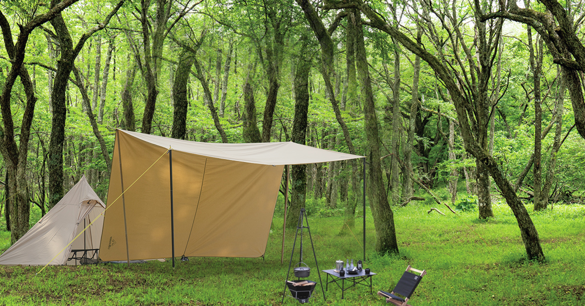 Amazon | AKASOOM タープ TCポリコットン 2.2mx2.8m 焚き火可 500mm耐