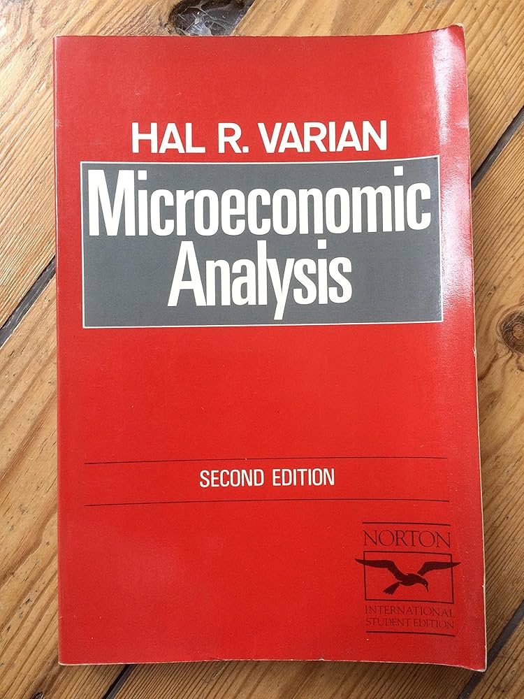 Microeconomic Analysis: Hal R. Varian: 9780393953435: Amazon.com