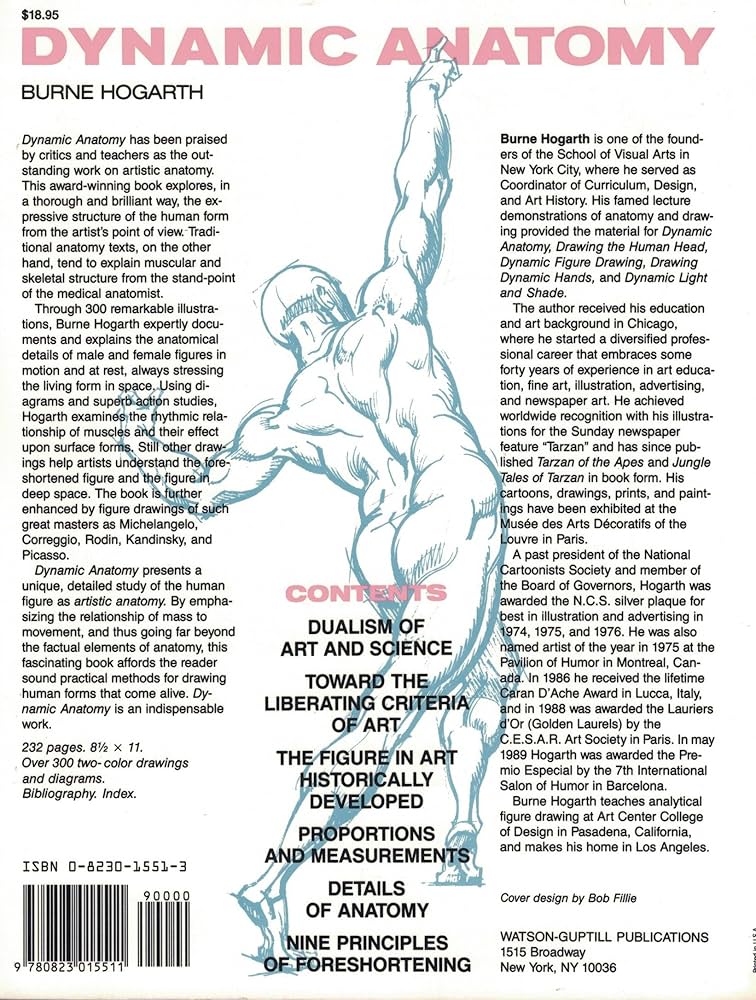 Amazon.com: Dynamic Anatomy: 9780823015511: Hogarth, Burne: Books