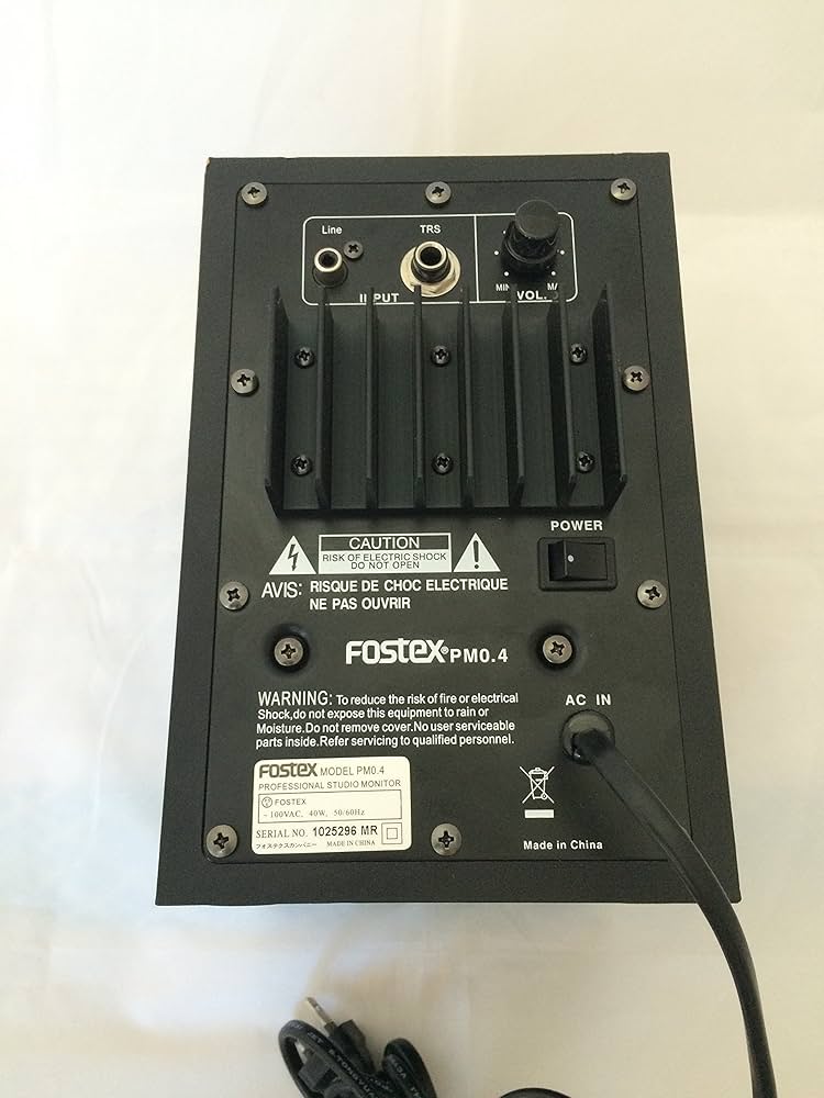 Amazon | FOSTEX プロフェッショナル・スタジオ・モニター PM0.4
