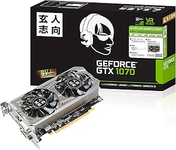 Amazon | 玄人志向 ビデオカードGEFORCE GTX 1070搭載 GF-GTX1070-E8GB