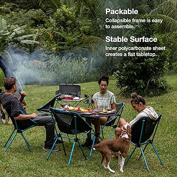 Amazon.com: Helinox Table Four Oversize, Packable Camping Table