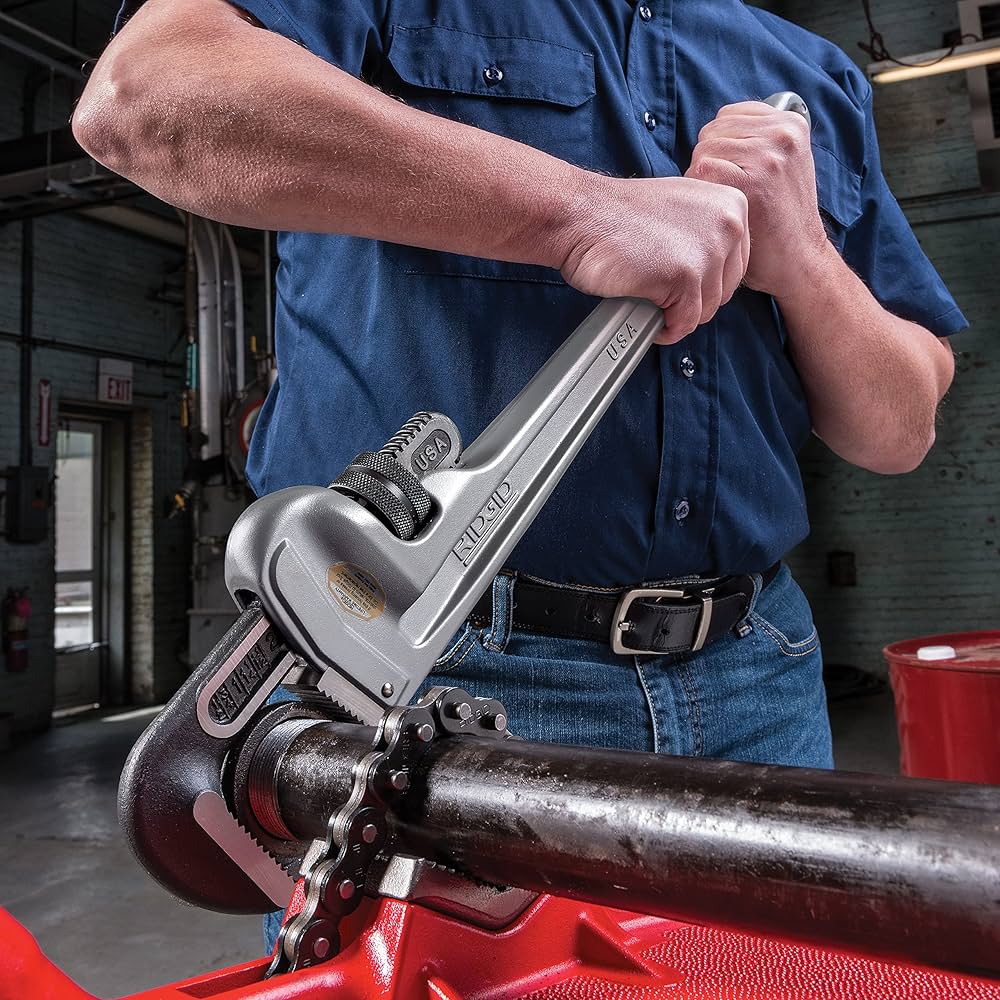 Amazon.co.jp: RIDGID リジッド アルミストレート パイプレンチ 600mm
