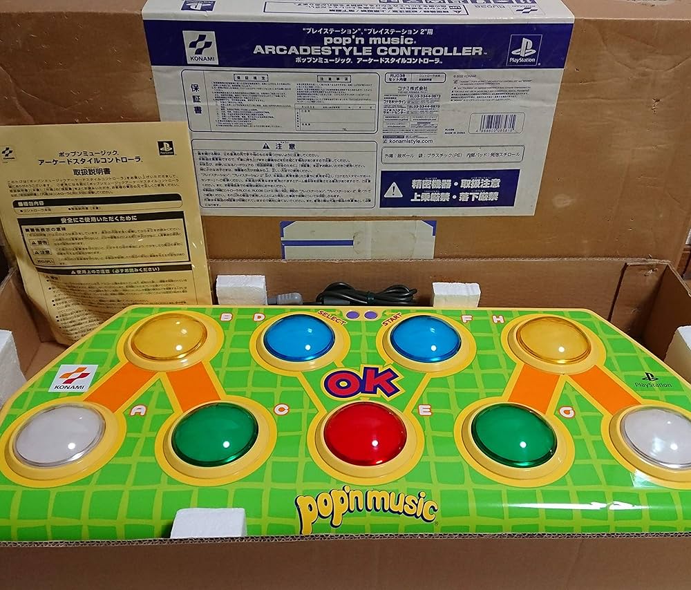 Amazon | ポップンコントローラ アーケードスタイル | 本体・周辺機器