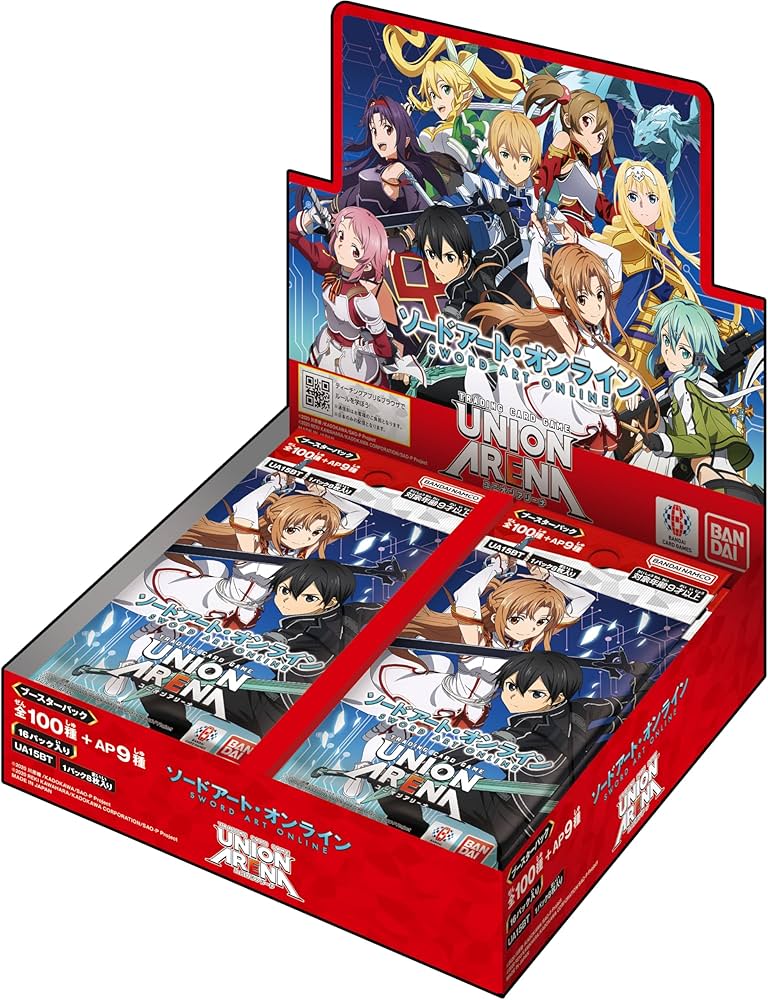 Amazon.com: BANDAI Union Arena Booster Pack, Sword Art Online