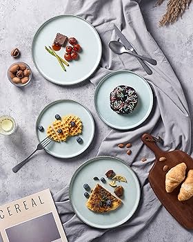 Amazon.com: famiware Star Dinner Plates for 6, 10 inches Plate Set