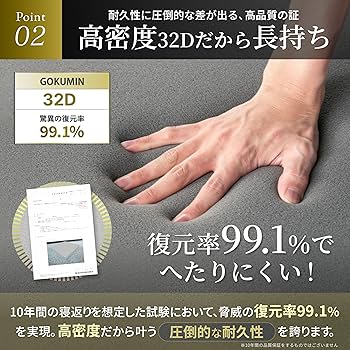Amazon.co.jp: GOKUMIN マットレス 高反発マットレス 厚さ5cm 硬め