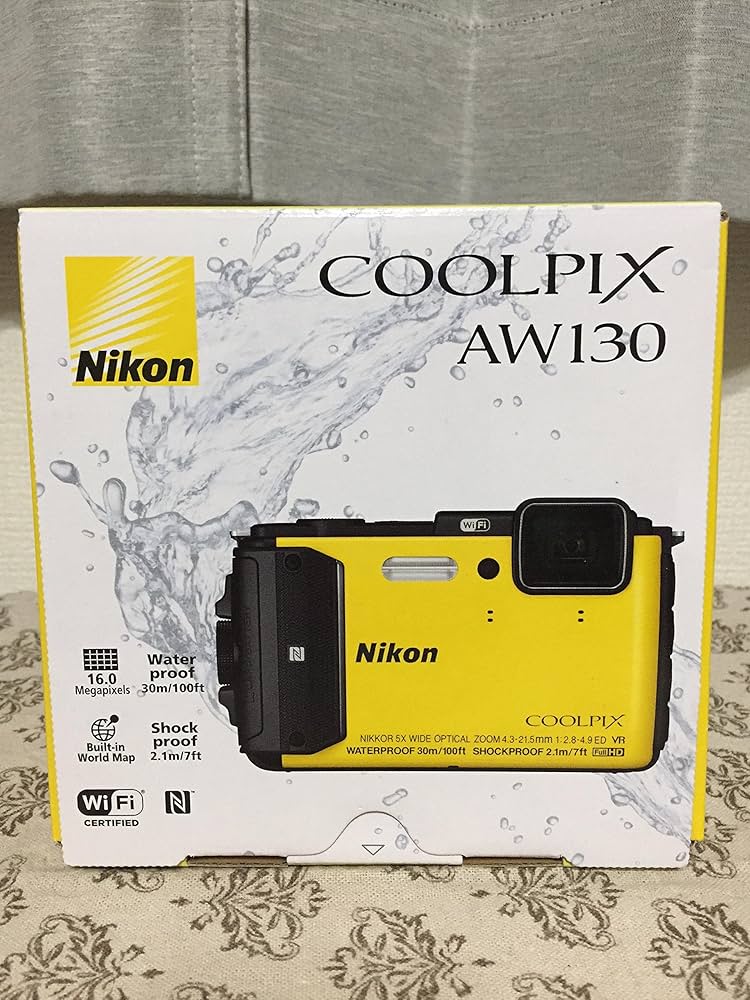 Amazon | Nikon デジタルカメラ COOLPIX AW130 イエロー YW