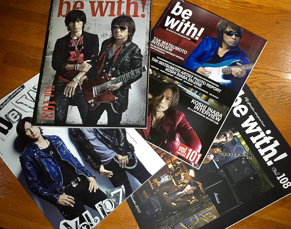 Amazon.co.jp: B'z ビーズ ファンクラブ 会報誌 be with! #107 稲葉