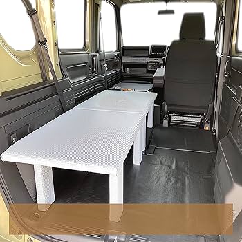 Amazon.co.jp: N-VAN JJ1 ベッドキット 助手席側用 2分割式 白 中泊用