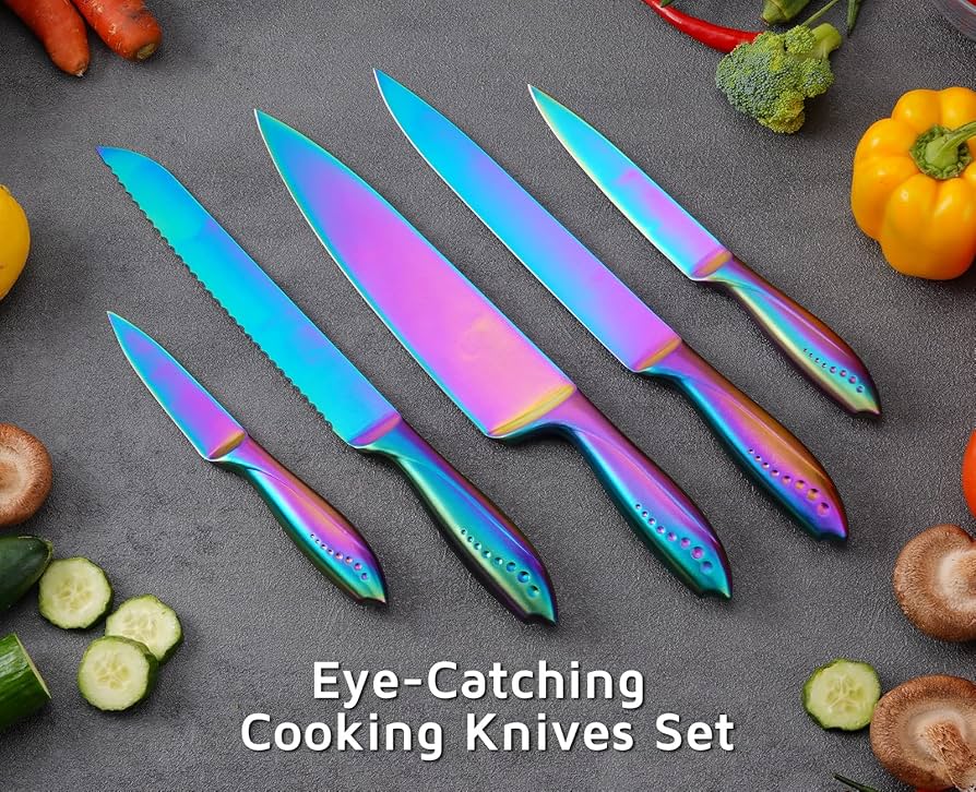 Amazon | WELLSTAR (ウェルスター) キッチンナイフセット 5点セット