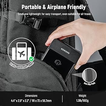 Amazon | NEEWER Vマウントバッテリー 6800mAh 99Wh 14.5VミニVロック