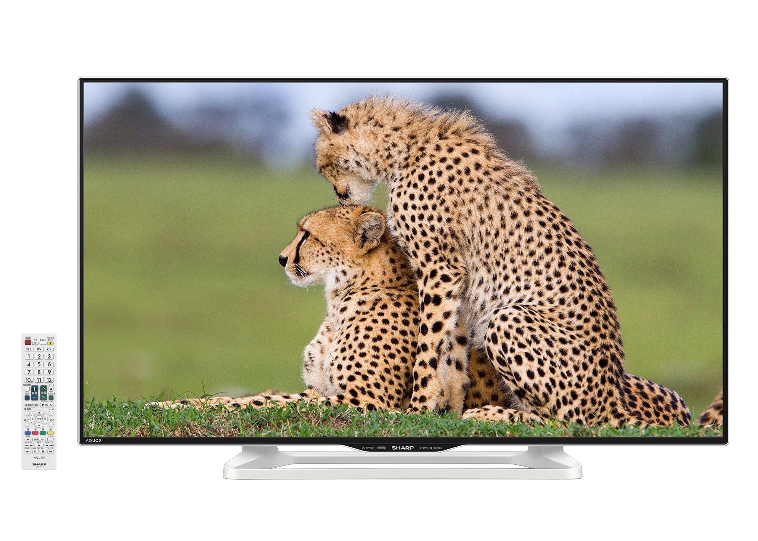 Amazon | シャープ 40V型液晶テレビ ホワイト AQUOS LC-40W20-W