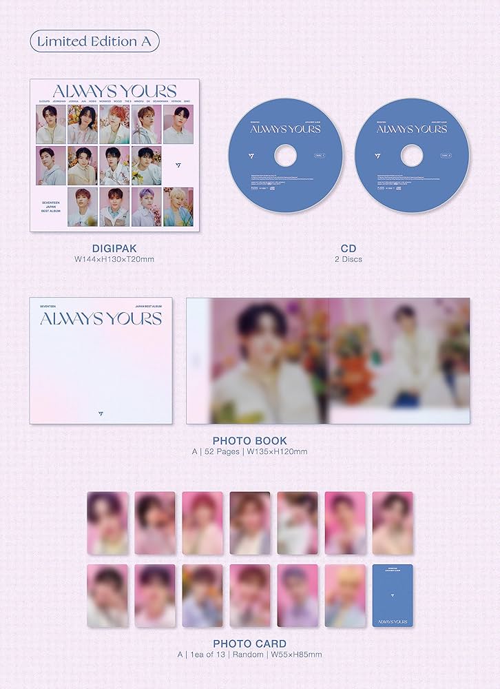 SEVENTEEN - ALWAYS YOURS[Limited Edition A] [2CD + Book] - Amazon