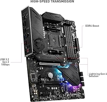 MSI MPG B550 Gaming Plus Gaming Motherboard (AMD AM4, DDR4, PCIe