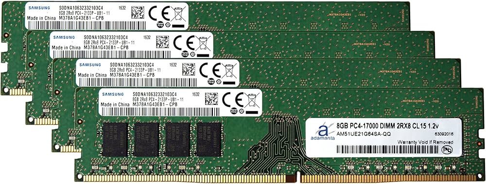 Amazon | Samsung Original 32 GB ( 4 x 8gb )デスクトップメモリ