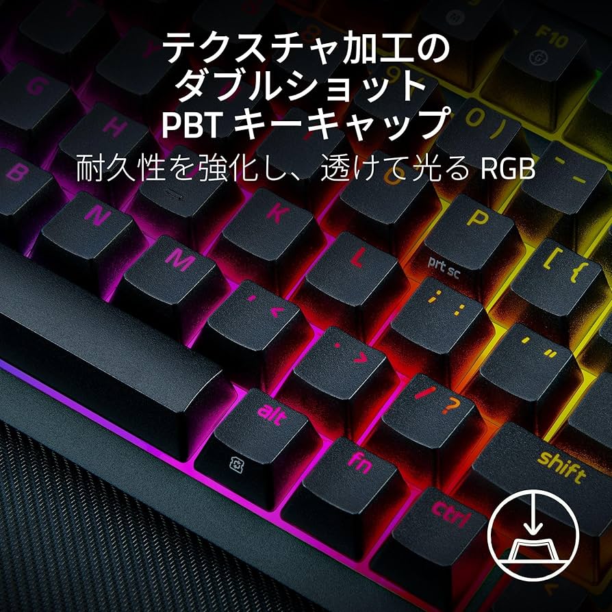 Amazon.co.jp: Razer レイザー BlackWidow V4 Pro 75% HyperSpeedと