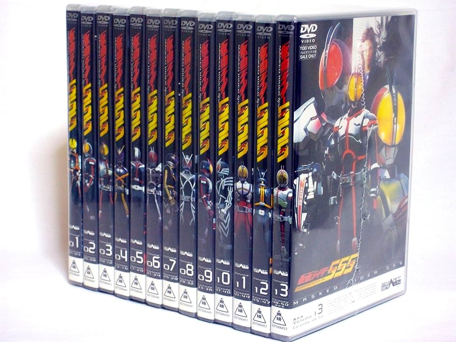 Amazon.co.jp: 仮面ライダー555 DVD全13巻セット : DVD