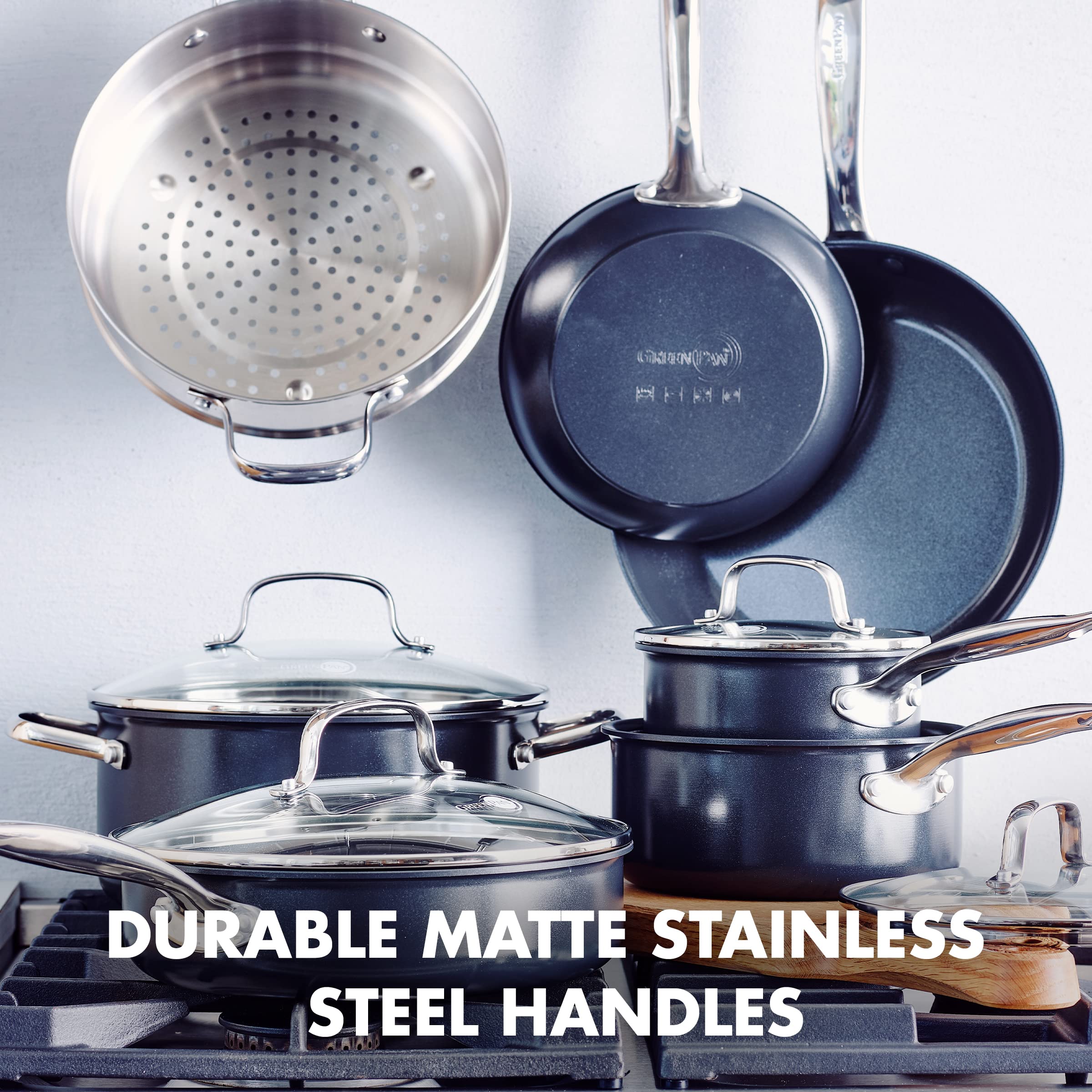 Amazon｜グリーンパン GREENPAN プライムミッドナイト 鍋 フライパン