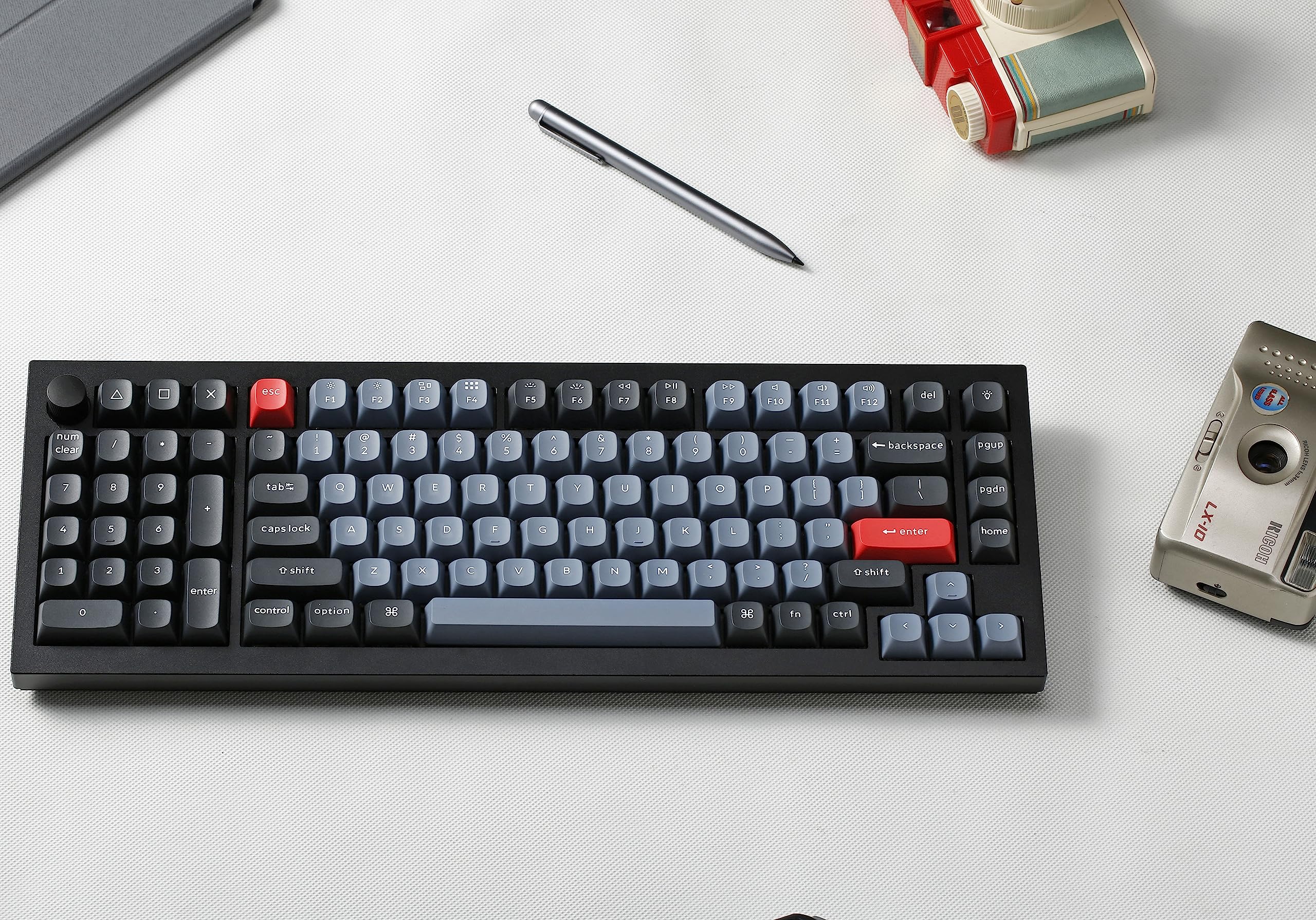 Amazon | Keychron Q12 QMK/VIA 有線RGBキーボード 104キー ホット