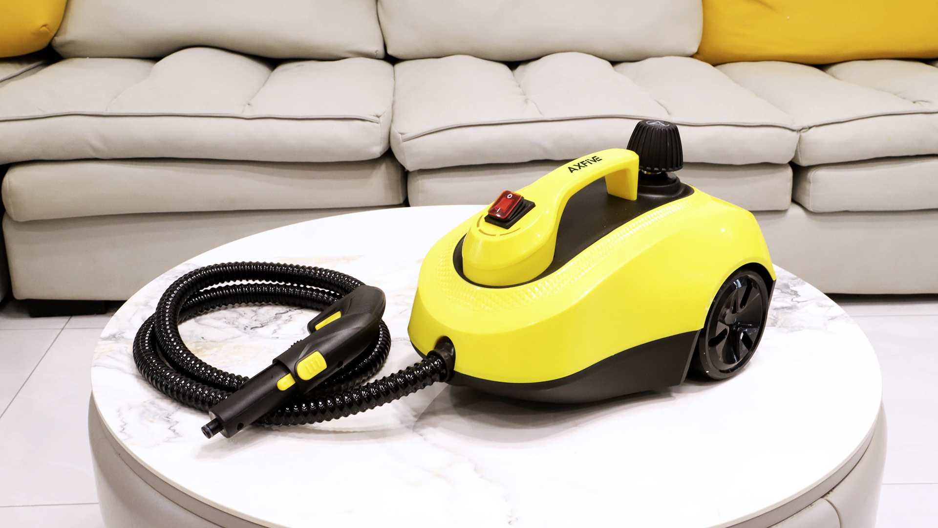 AXFIVE スチームクリーナー 高耐久キャニスタースチーマー 28 個の