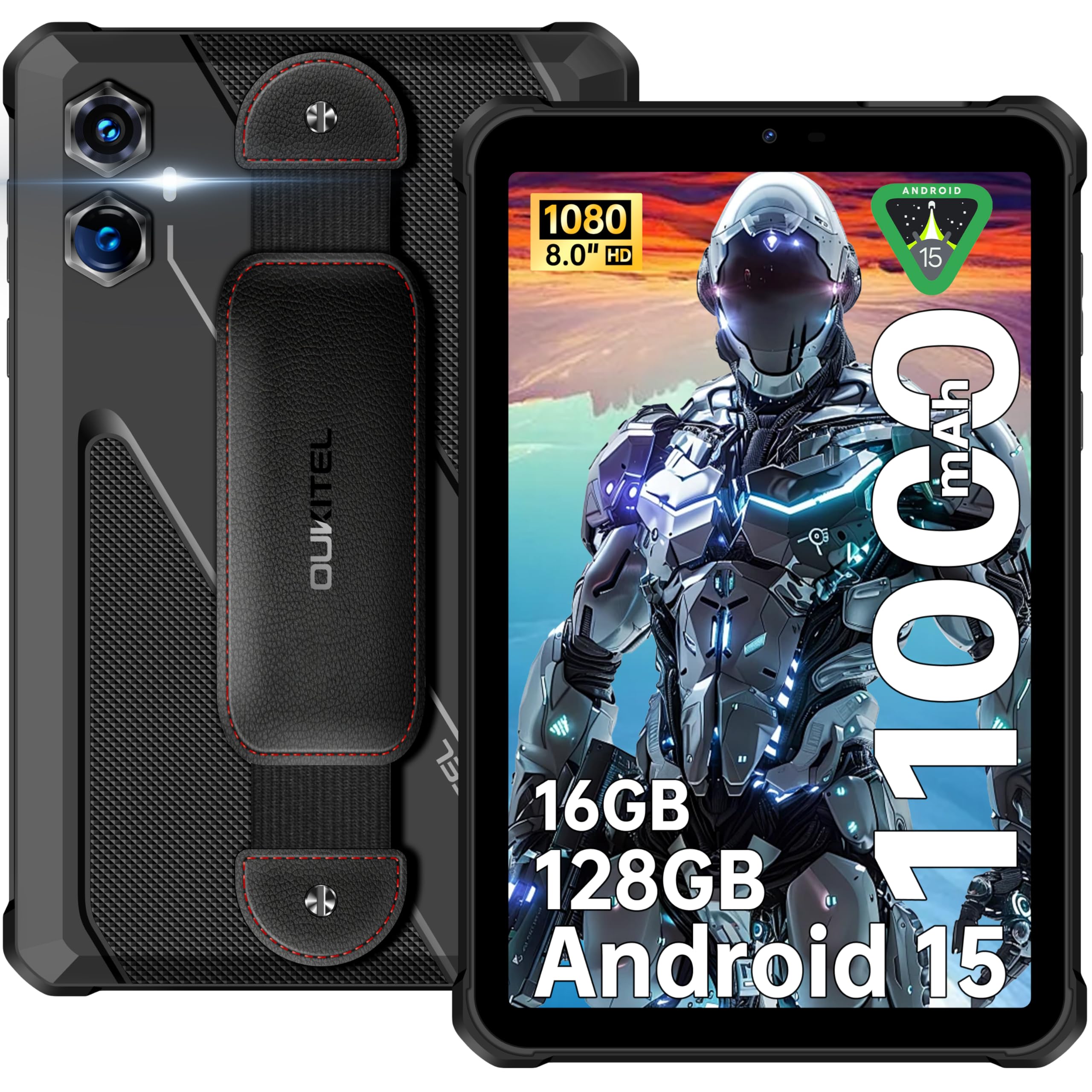 Amazon.co.jp: OUKITEL RT3 Plus Android15 防水タブレット 8インチ