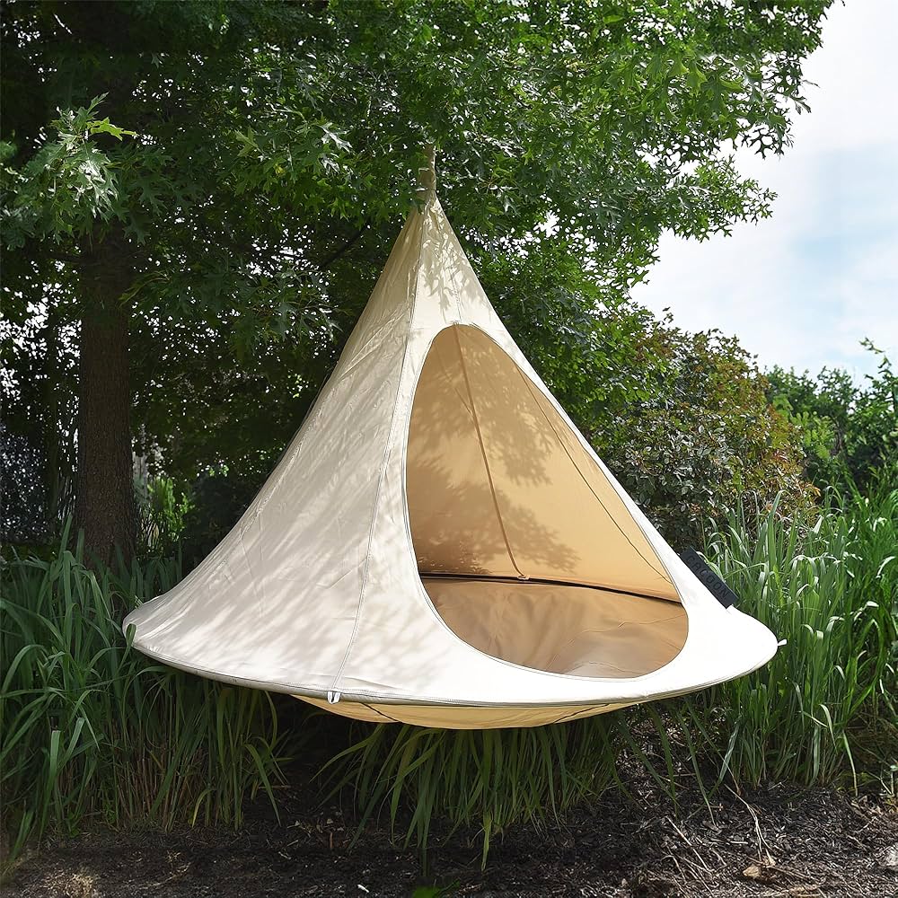Amazon.co.jp: CACOON(カクーン) テント型ハンモック ナチュラル