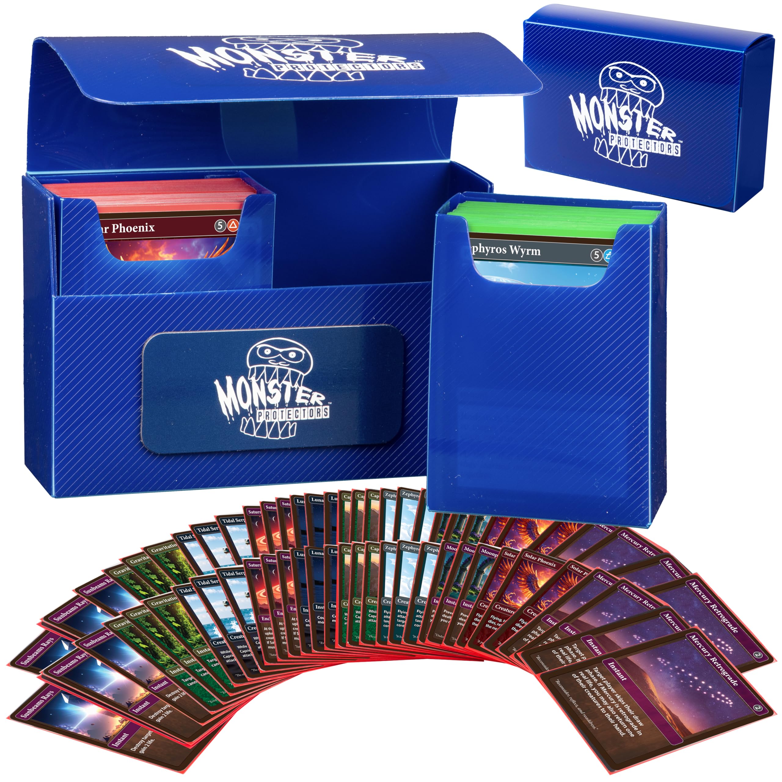 Amazon.com: Monster Protectors Magnetic Double Deck Box- Blue