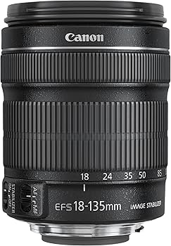 Amazon.com : Canon EF-S 18-135mm f/3.5-5.6 is STM Lens in White