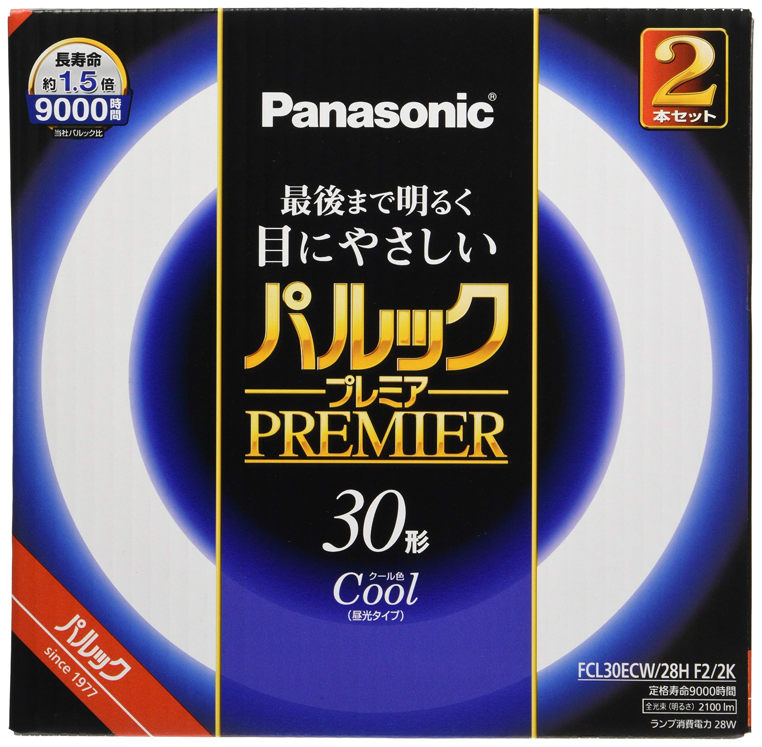 Amazon | パナソニック 蛍光灯丸形 30形 昼光色 2本入 クール色