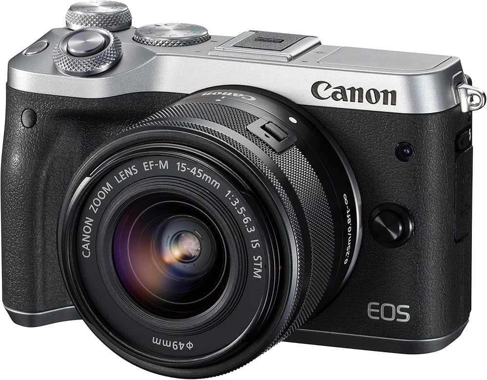 Amazon | Canon ミラーレス一眼カメラ EOS M6 レンズキット(シルバー