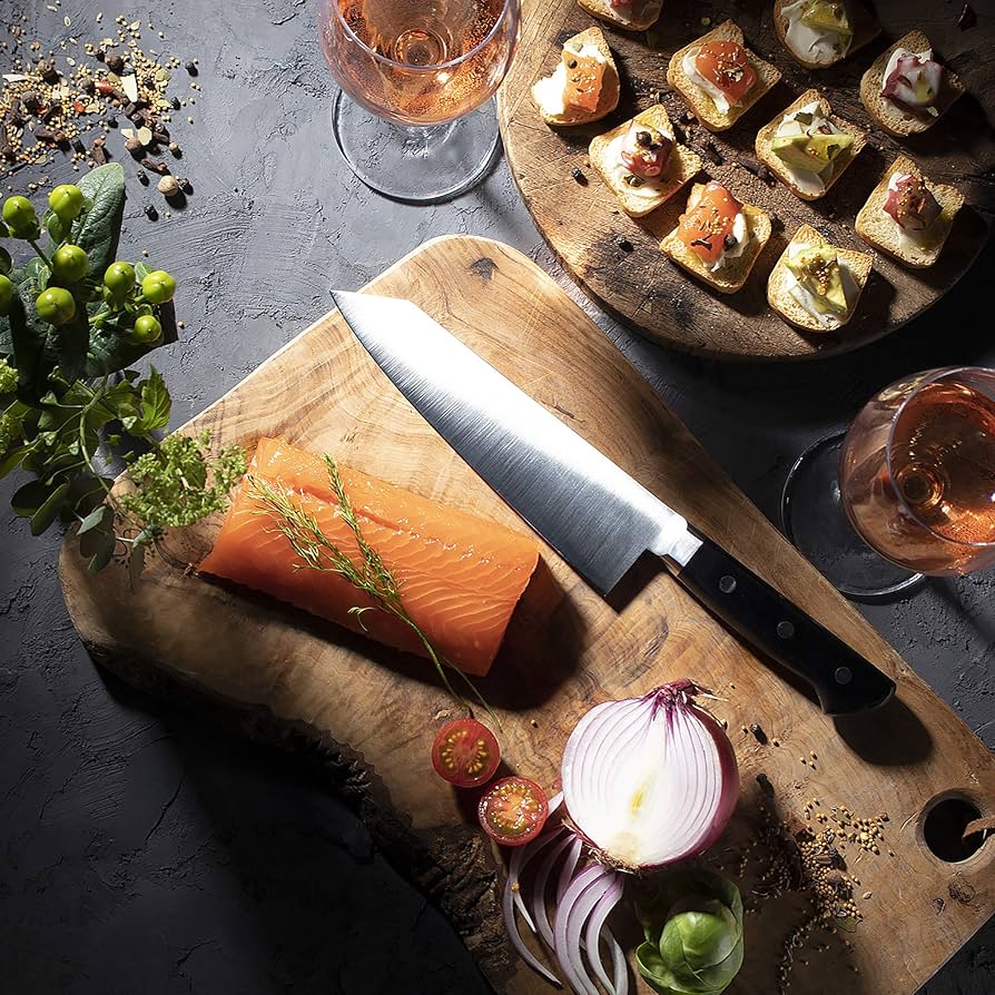 Amazon｜刀舟技研 包丁 ステンレス 切付 三徳 包丁 180mm 「 匠刀舟