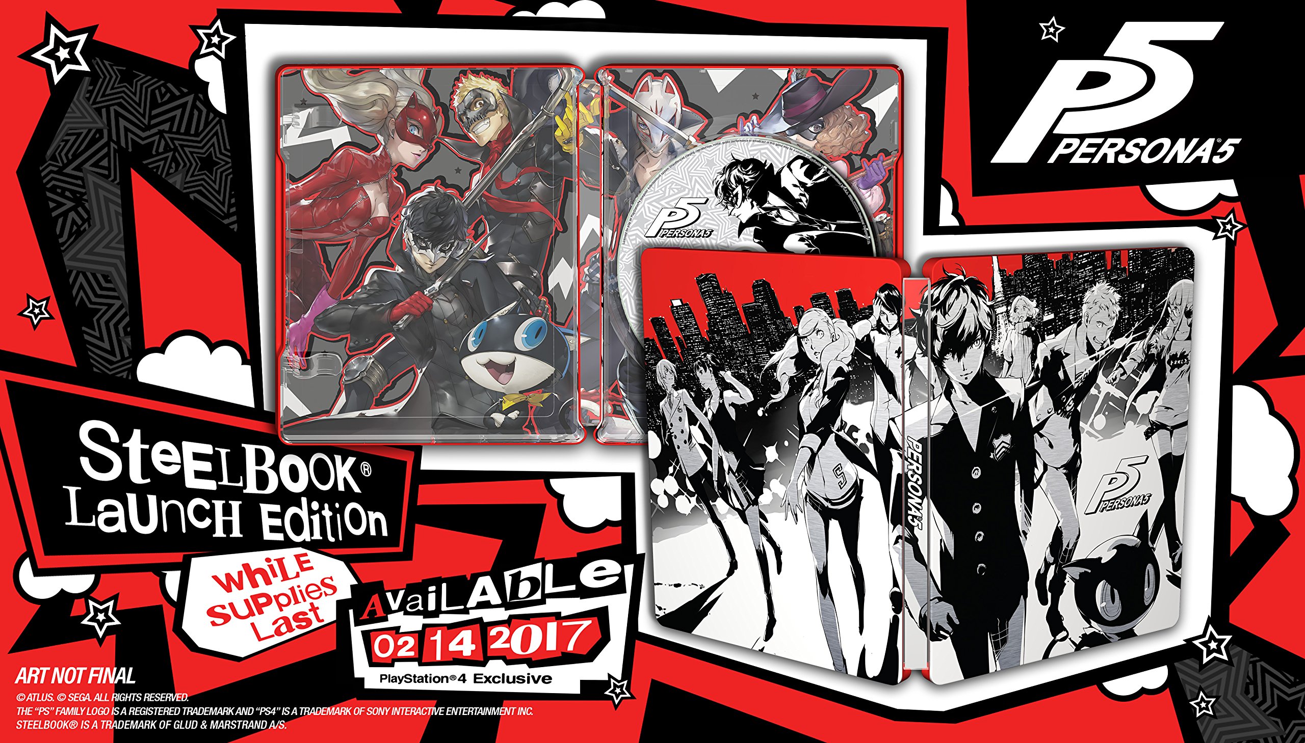 Persona 5 SteelBook Edition - PlayStation 4: playstation_4: Video