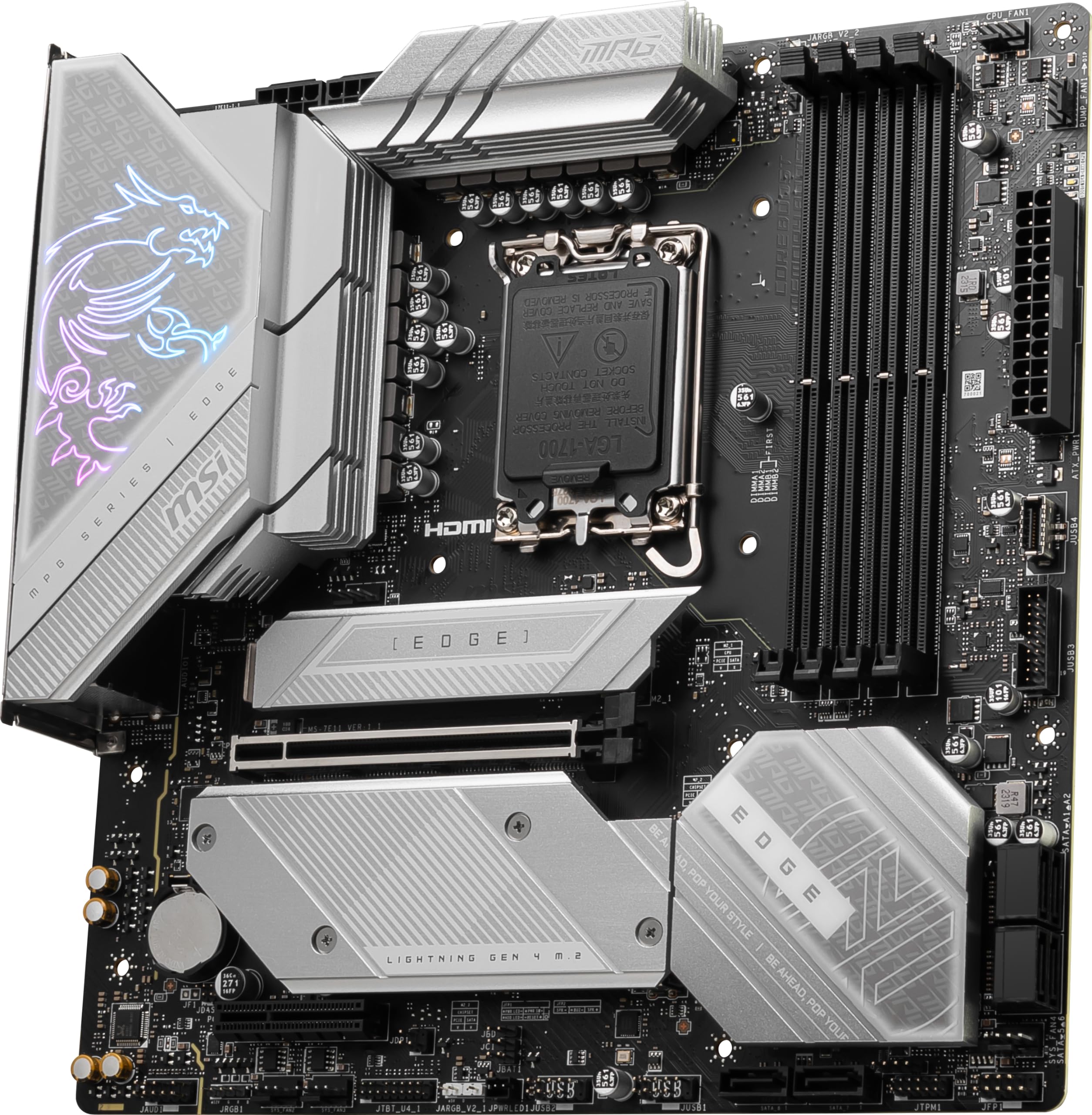 MSI MPG B760M Edge TI WiFi Gaming Motherboard (Support 14th/13th