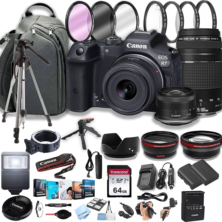 Amazon.com : Canon EOS R7 Mirrorless Digital Camera with RF-S 18