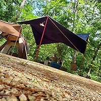 Amazon | [クイックキャンプ] ポリコットン レクタタープ 旧仕様モデル